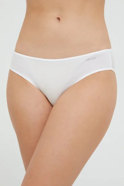 Hladké bílé kalhotky klasický střih Calvin Klein