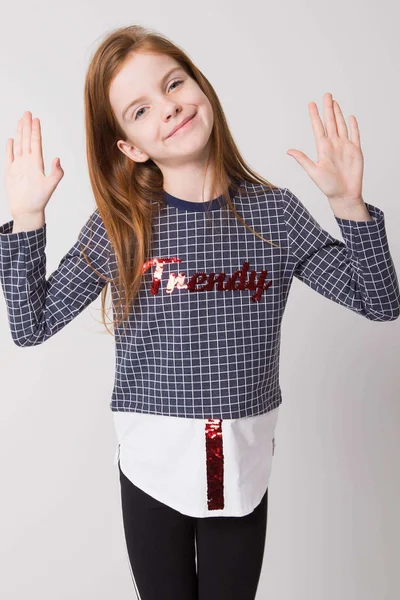 Dívčí kostkované tričko FPrice