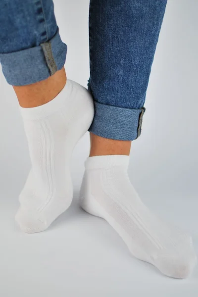 Unisex kotníkové ponožky s netlakovou stahovací šňůrkou Noviti