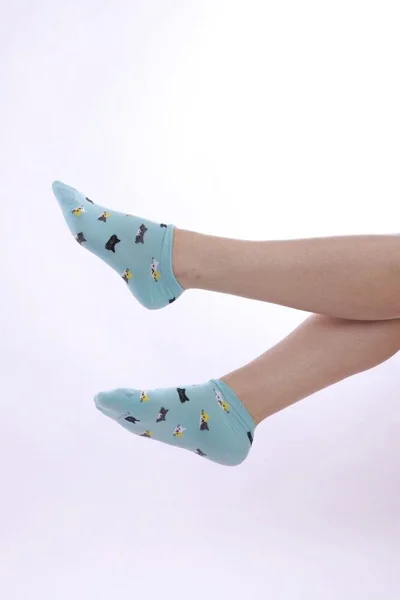 Roztomilé kotníčkové ponožky s kočkami Moraj