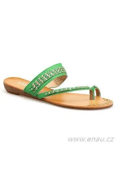 Dámské zelené boty žabky Ideal