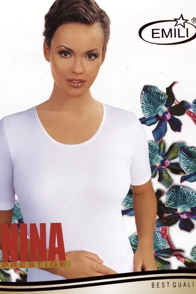 Dámská bílá bavlněná košilka Nina
