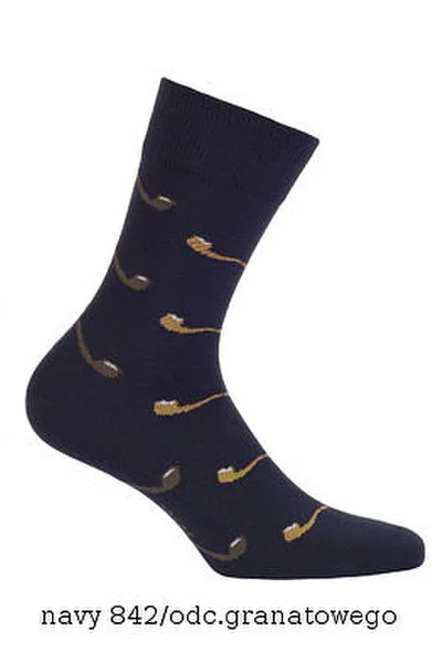 Pánské vzorované ponožky Wola Perfect 94N03