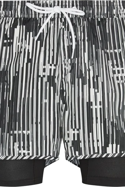 Pánské černobílé kraťasy Calvin Klein