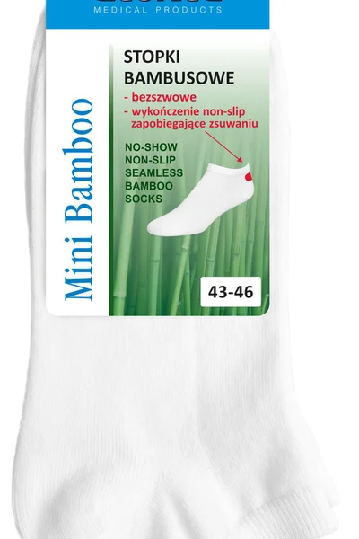 Bambusové kotníčkové ponožky JJW Deomed Non-Slip