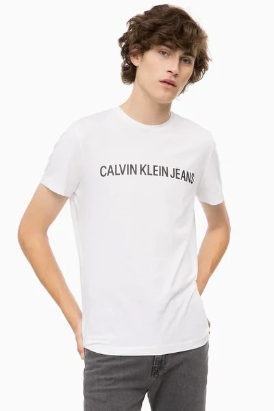 Pánské bílé tričko Calvn Klein 34