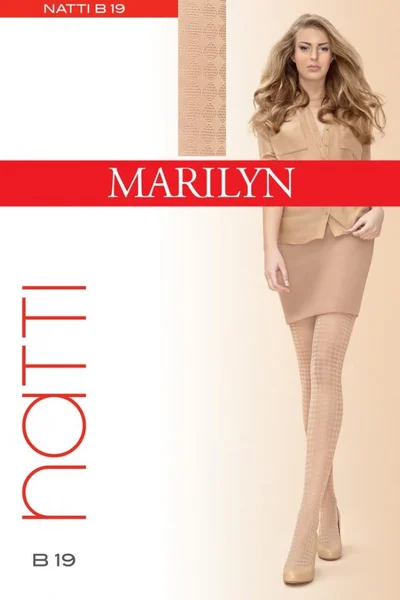 Vzorované punčocháče Marilyn Natti