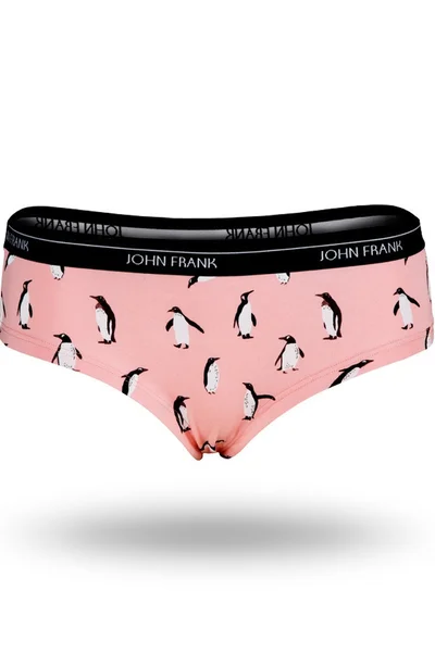 Světle růžové kalhotky hipster John Frank WJFD-H12