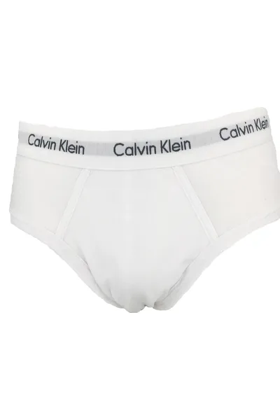 Pánské bílé slipy Calvin Klein 5617A-100