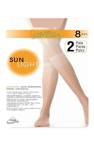 Dámské podkolenky Omsa Sun Light 2-pack