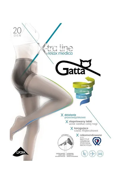 Relaxační tvarující punčocháče Gatta Body Relax Medica 20