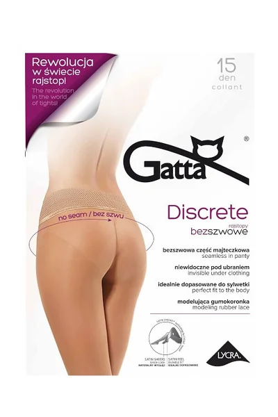 Bezešvé dámské punčocháče Gatta Discrete