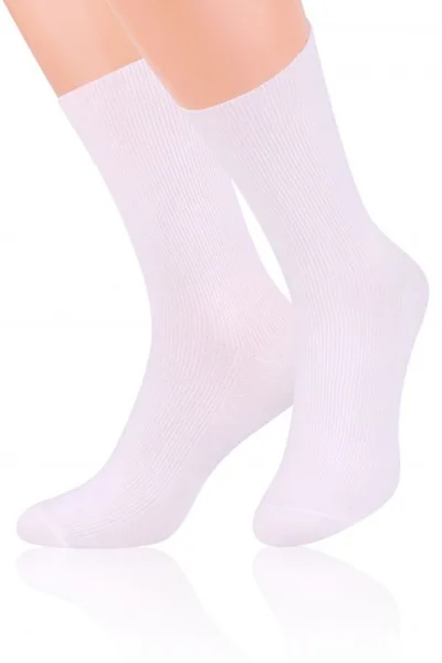 Bílé pánské ponožky Steven 018