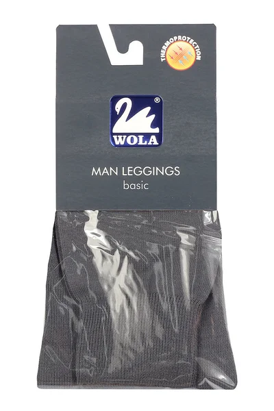 Hladké pánské bavlněné podvlékací kalhoty Wola