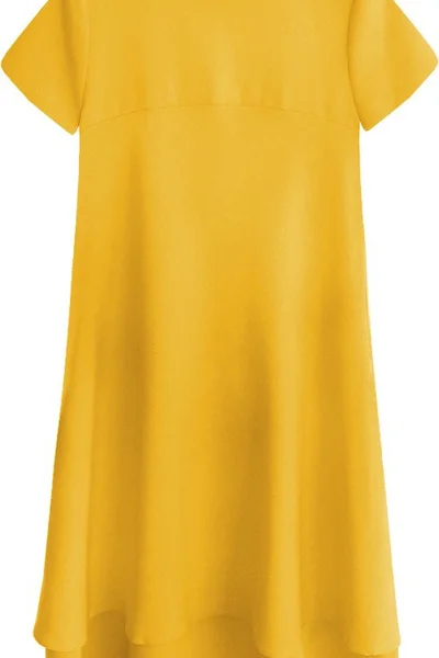 Žluté trapézové šaty Inpress 436