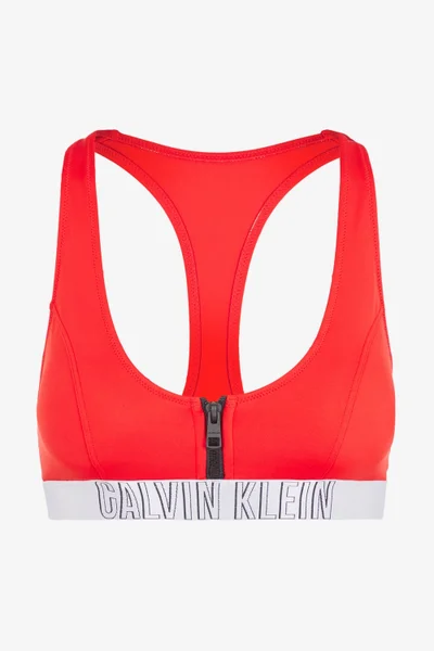 Červený vrchní díl plavek Calvin Klein 0814-XA7