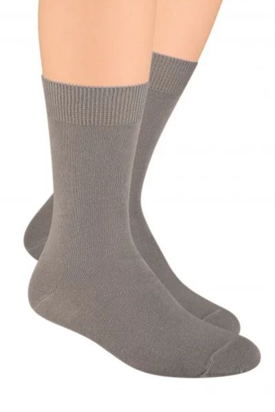 Pánské béžové ponožky Steven 048