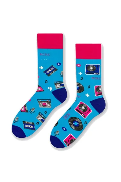 Dámské barevné nepárové ponožky More 078