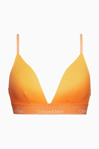 Oranžová podprsenka bez kostice Calvin Klein 4252
