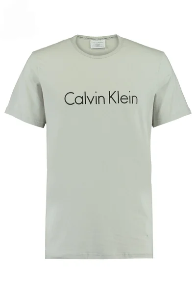 Šedé pánské tričko Calvin Klein