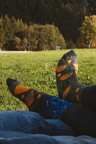Barevné nepárové ponožky se vzorem Spox Sox Stan