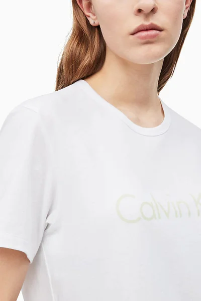 Bílé dámské tričko Calvin Klein 6105