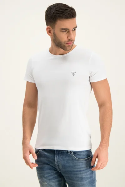 Bílé pánské tričko Guess 9703 2-pack