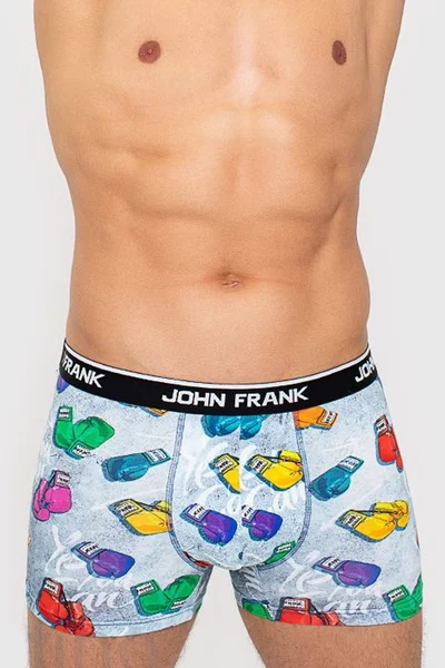 Pánské boxerky John Frank F397 (barva Sv. Modrá)