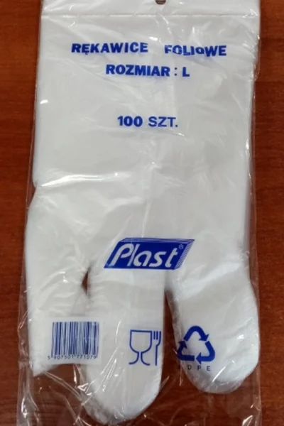 Fóliové rukavice Hdpe (100 kusů)