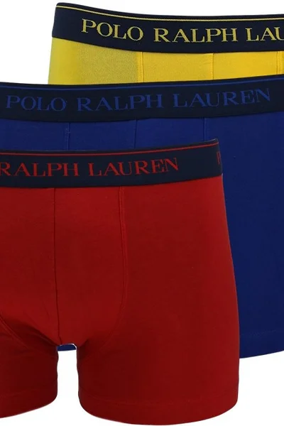 Žluté, červené a modré boxerky Ralph Lauren 3-pack  714662050040