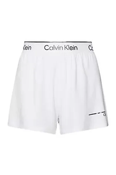 Dámské bílé široké šortky Calvin Klein