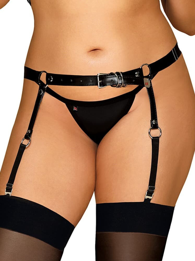 Dámské svůdný podvazkový pás C832 Garter Belt - Obsessive (v barvě černá), černá XL/XXL i10_P47728_1:3_2:411_