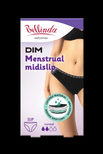 Denní mentruační dámské kalhotky MENSTRUAL SLIP NORMAL - Bellinda -