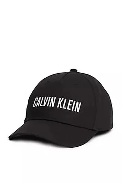 Černá bavlněná kšiltovka Calvin Klein
