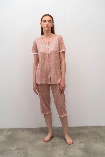 Vamp - Dvoudílné dámské pyžamo XL501 - Vamp (barva losos)