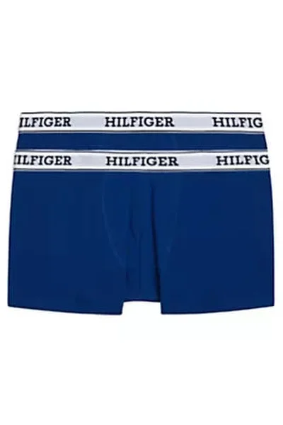 Tmavě modré bavlněné dětské boxerky Tommy Hilfiger