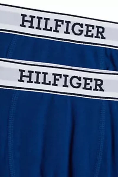 Tmavě modré bavlněné dětské boxerky Tommy Hilfiger