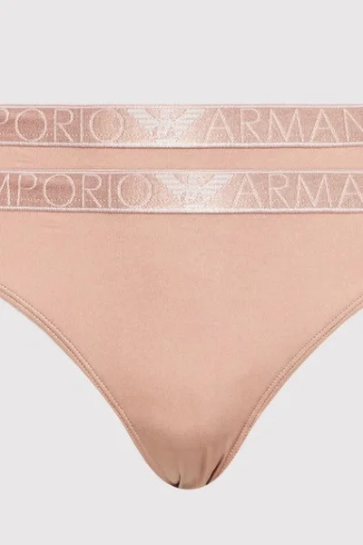 Dámské kalhotky A440 UD340 H544 - starorůžová - Emporio Armani