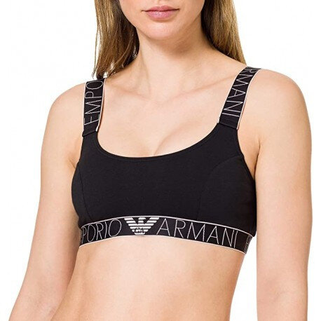 Dámská bralette sportovní podprsenka B216 GK750 A806 - Emporio Armani, Modrá L i10_P48797_1:29_2:90_