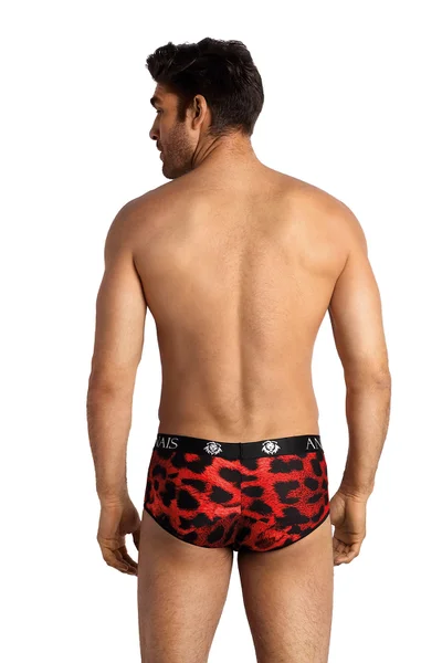Sexy pánské červeno-černé boxerky Anais