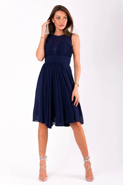 Tmavě modré elegantní šaty YourNewStyle 125251