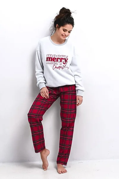 Dámské hřejivé vánoční pyžamo Sensis
