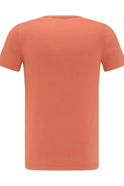 Světle oranžové pánské tričko s krátkým rukávem Mustang