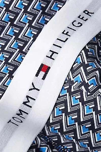 Stylové pohodlné vzorované pánské boxerky 3ks Tommy Hilfiger