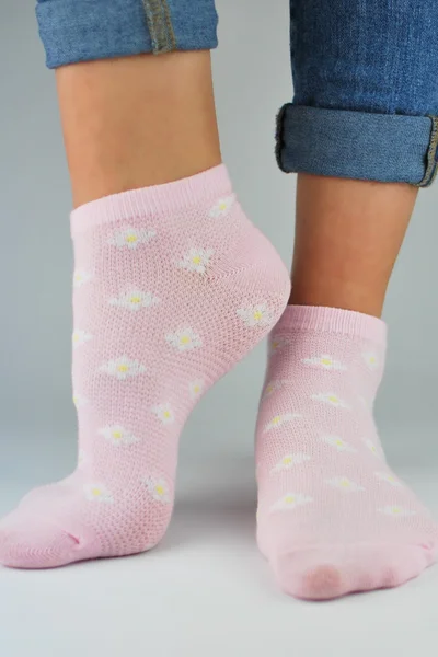 Vzorované unisex barevné kotníkové ponožky Noviti