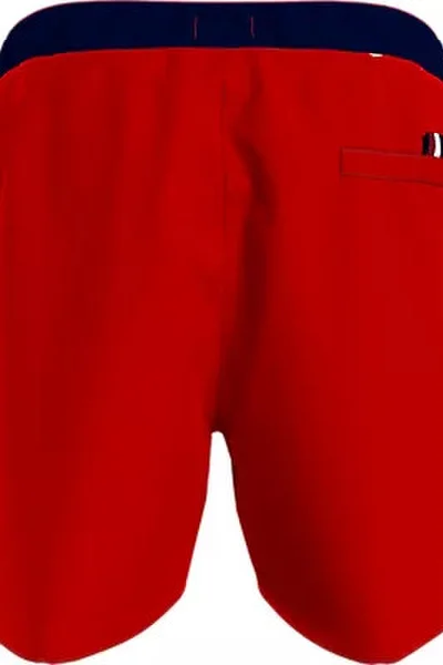 Stylové červené pánské plavky Tommy Hilfiger