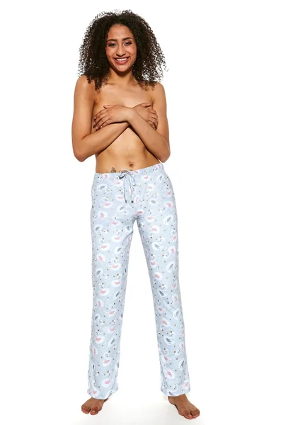 Šedé dámské pyžamové kalhoty Cornette 690/30