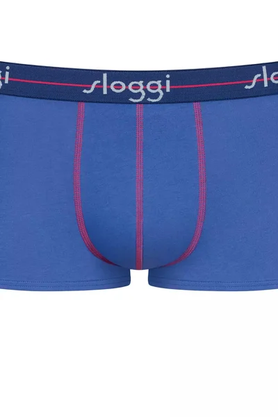 Krátké pánské boxerky s ozdobným prošitím Sloggi 2ks