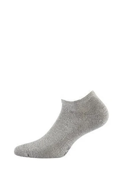 Hladké kotníkové ponožky s jonty stříbra Wola W81.3N3