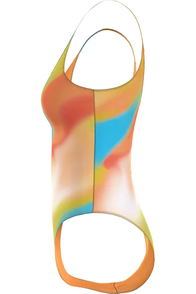 Duhové dámské jednodílné plavky Calvin Klein
